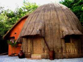 Beehive Chalet at Phophonyane Falls Lodge, Swaziland Beehive Chalet at Phophonyane Falls Lodge, Swaziland